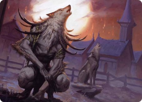 Lord of the Ulvenwald Art Card [Innistrad: Midnight Hunt Art Series] | Odin's Place