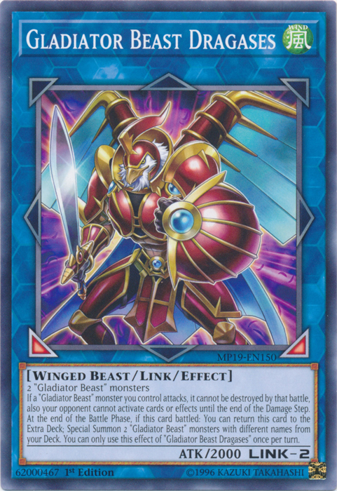 Gladiator Beast Dragases [MP19-EN150] Common | Odin's Place