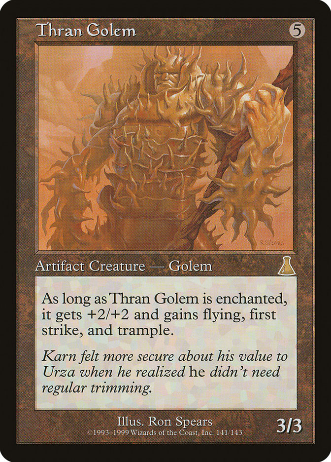 Thran Golem (141) [Urza's Destiny] | Odin's Place
