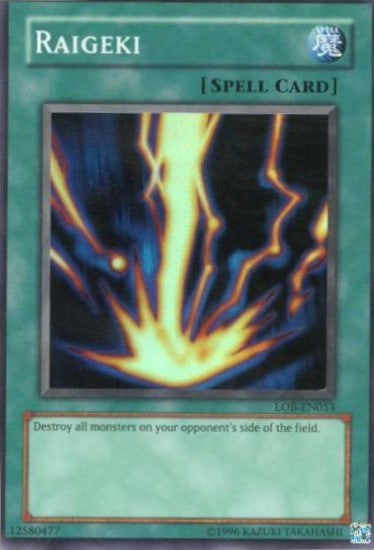 Raigeki [LOB-EN053] Super Rare | Odin's Place