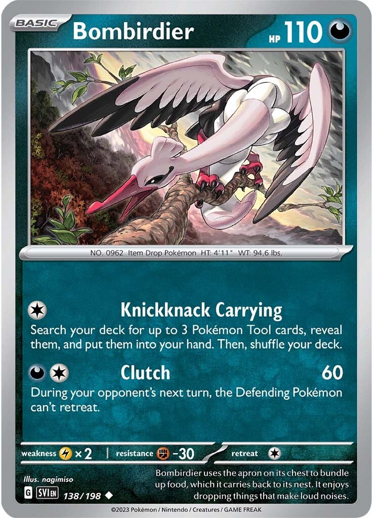 Bombirdier (138/198) [Scarlet & Violet: Base Set] | Odin's Place