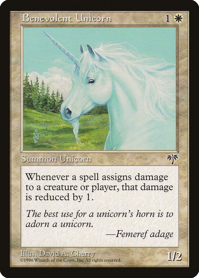 Benevolent Unicorn (4) [Mirage] | Odin's Place