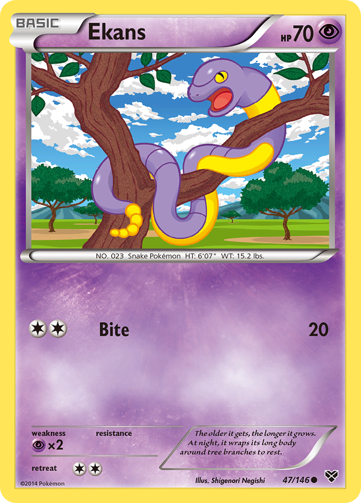 Ekans (47/146) [XY: Base Set] | Odin's Place