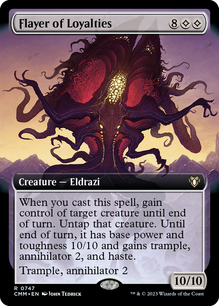 Flayer of Loyalties (Extended Art) [Commander Masters] | Odin's Place