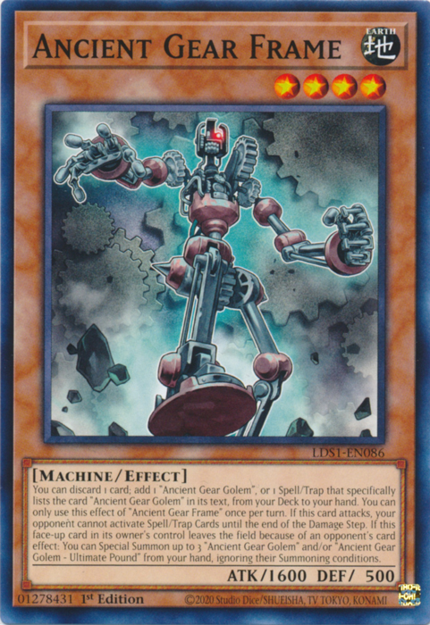 Ancient Gear Frame [LDS1-EN086] Common | Odin's Place