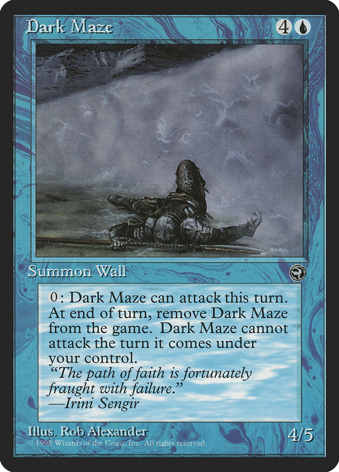 Dark Maze (Irini Sengir Flavor Text) [Homelands] | Odin's Place