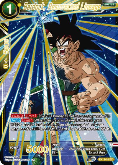 Bardock, Resurrected Lineage (EX19-15) [Special Anniversary Set 2021] | Odin's Place