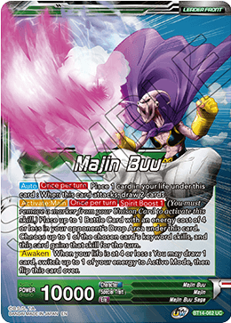 Majin Buu // Majin Buu, Unadulterated Might (BT14-062) [Cross Spirits] | Odin's Place