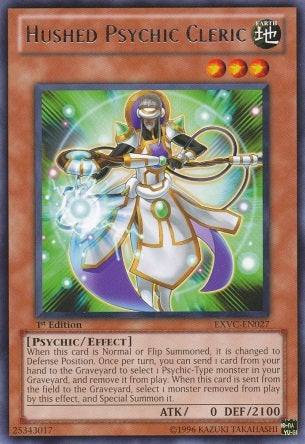 Hushed Psychic Cleric [EXVC-EN027] Rare | Odin's Place
