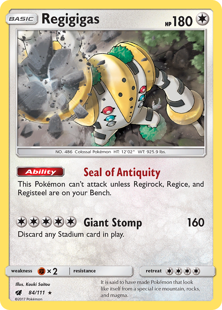 Regigigas (84/111) [Sun & Moon: Crimson Invasion] | Odin's Place