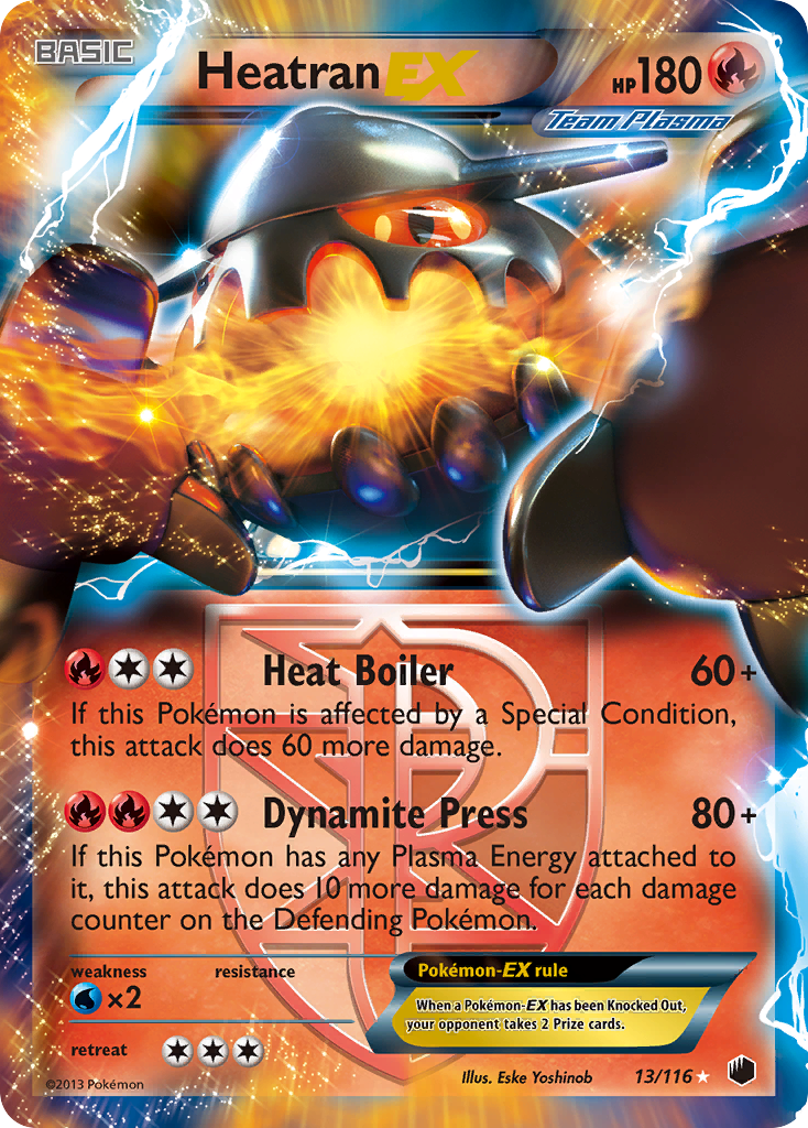 Heatran EX (13/116) [Black & White: Plasma Freeze] | Odin's Place