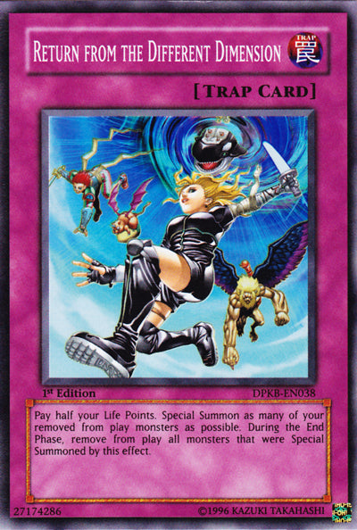 Return from the Different Dimension [DPKB-EN038] Super Rare | Odin's Place