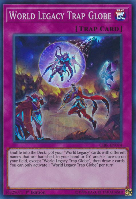 World Legacy Trap Globe [CIBR-EN074] Super Rare | Odin's Place