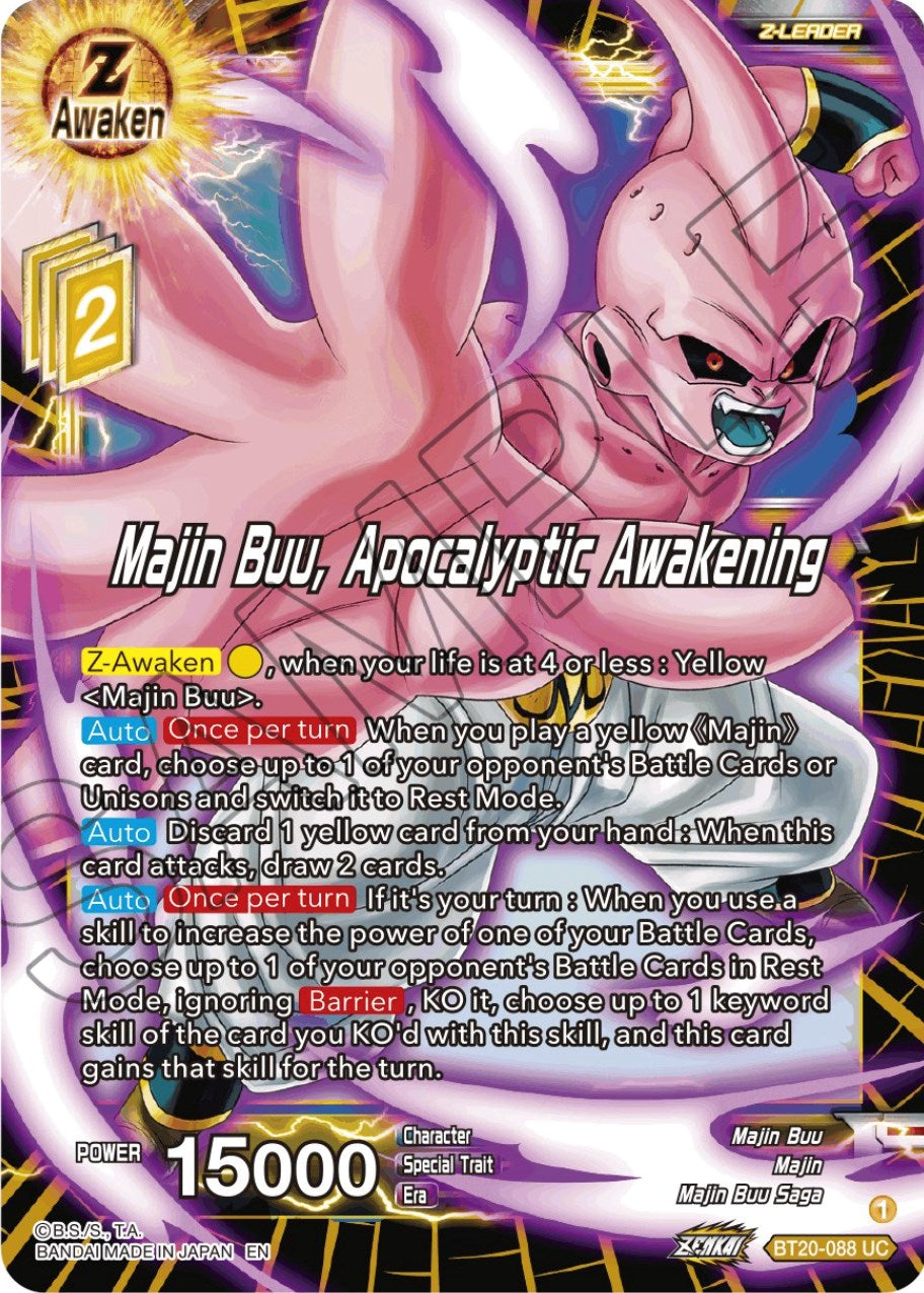 Majin Buu, Apocalyptic Awakening (BT20-088) [Power Absorbed] | Odin's Place