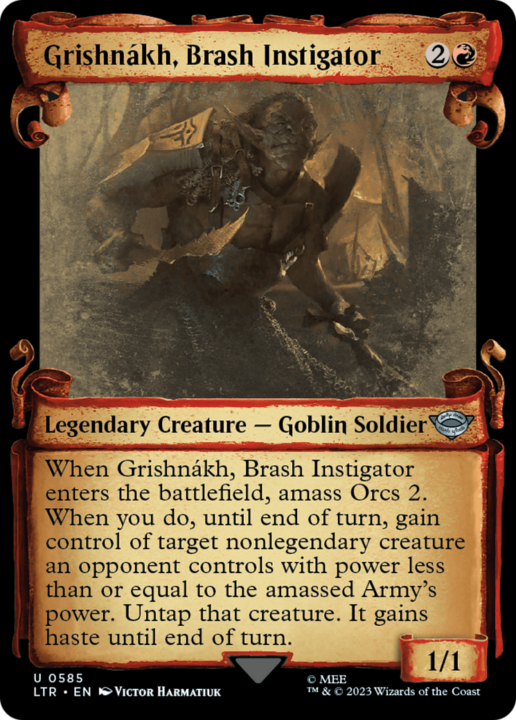 Grishnakh, Brash Instigator [The Lord of the Rings: Tales of Middle-Earth Showcase Scrolls] | Odin's Place
