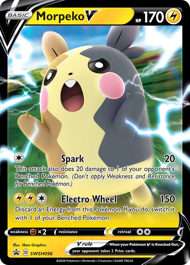 Morpeko V (SWSH056) [Sword & Shield: Black Star Promos] | Odin's Place