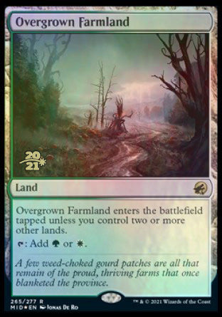 Overgrown Farmland [Innistrad: Midnight Hunt Prerelease Promos] | Odin's Place