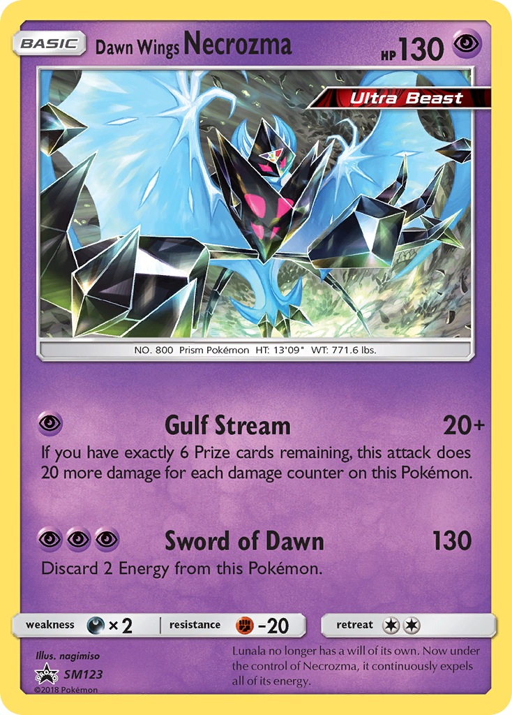 Dawn Wings Necrozma (SM123) [Sun & Moon: Black Star Promos] | Odin's Place