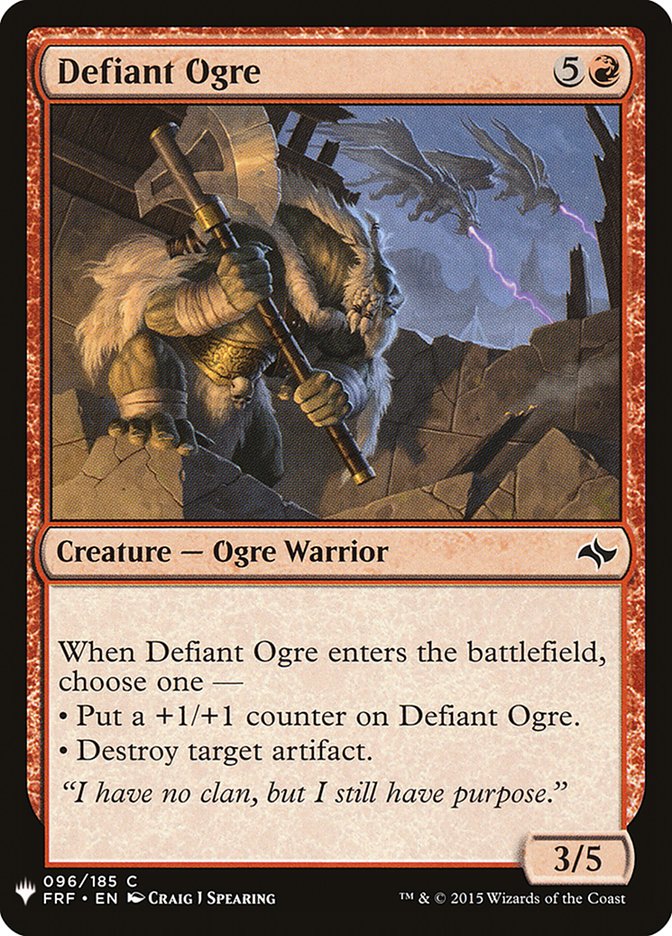 Defiant Ogre [Mystery Booster] | Odin's Place