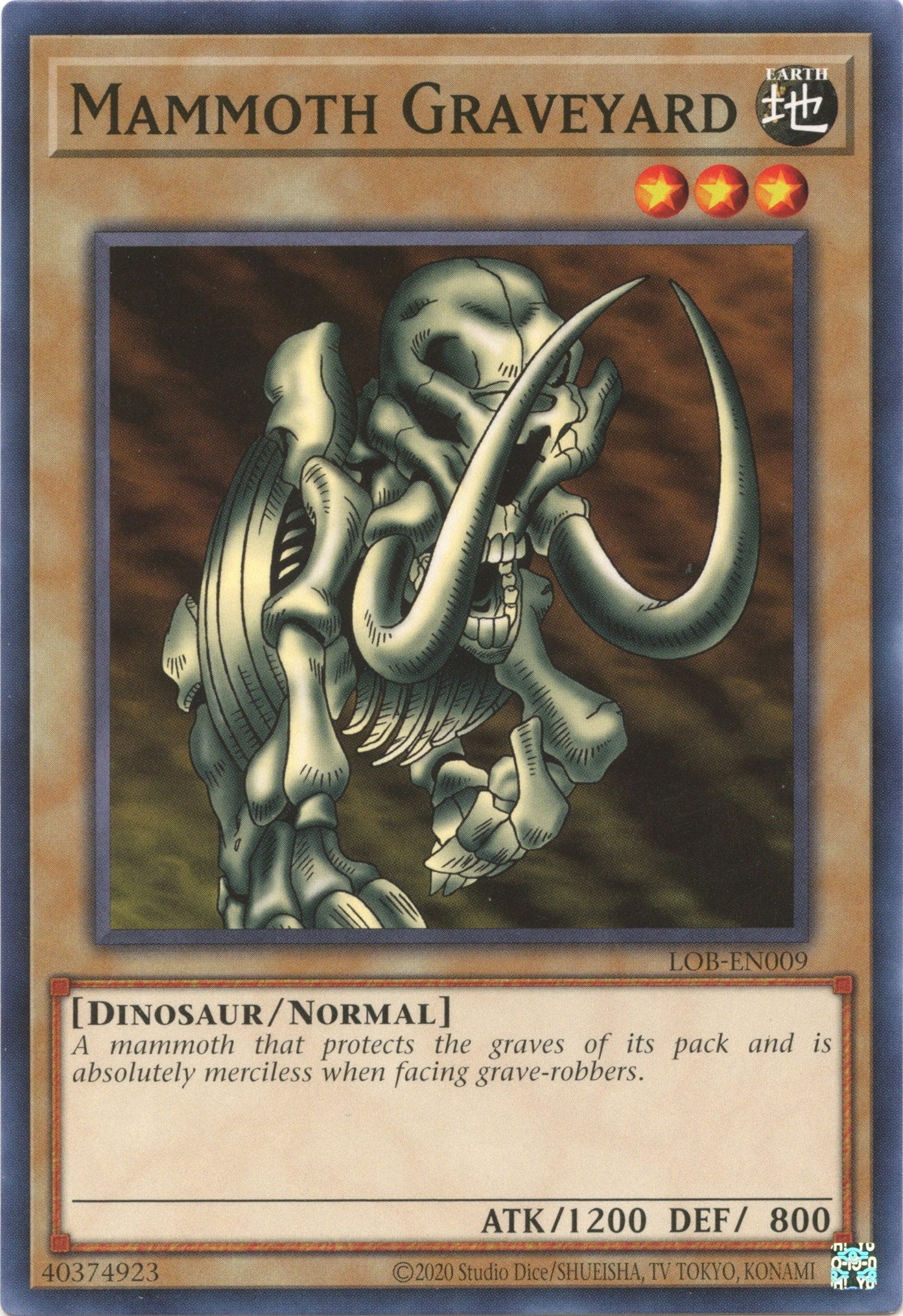 Mammoth Graveyard (25th Anniversary) [LOB-EN009] Common | Odin's Place