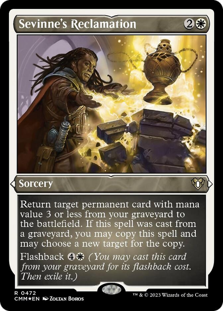 Sevinne's Reclamation (Foil Etched) [Commander Masters] | Odin's Place