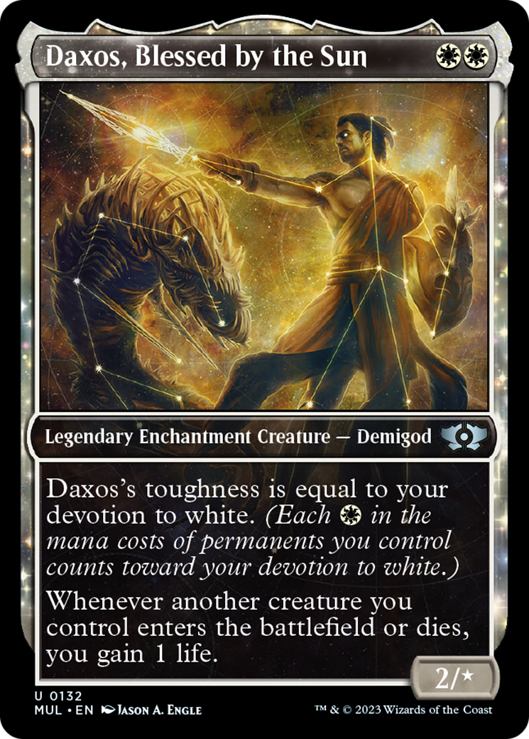 Daxos, Blessed by the Sun (Halo Foil) [Multiverse Legends] | Odin's Place