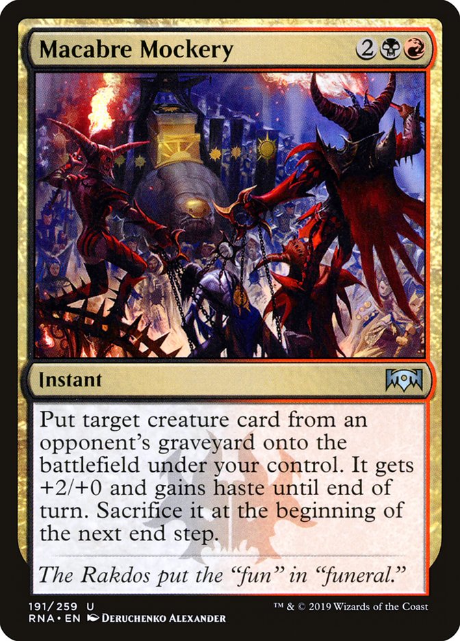 Macabre Mockery (191) [Ravnica Allegiance] | Odin's Place