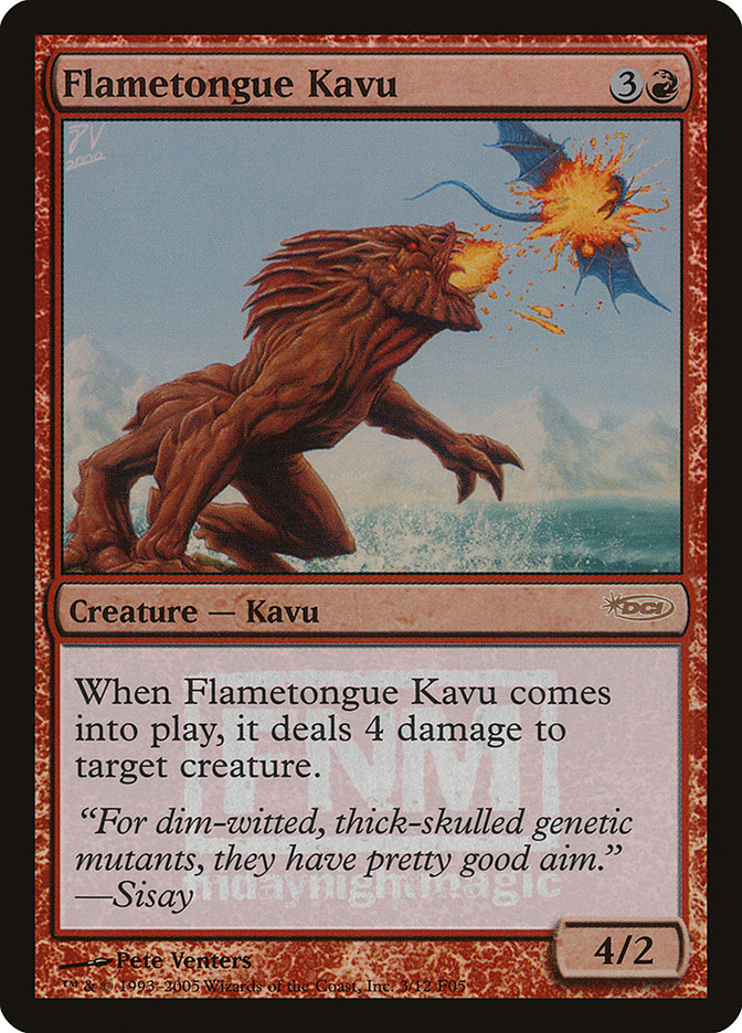 Flametongue Kavu (3) [Friday Night Magic 2005] | Odin's Place