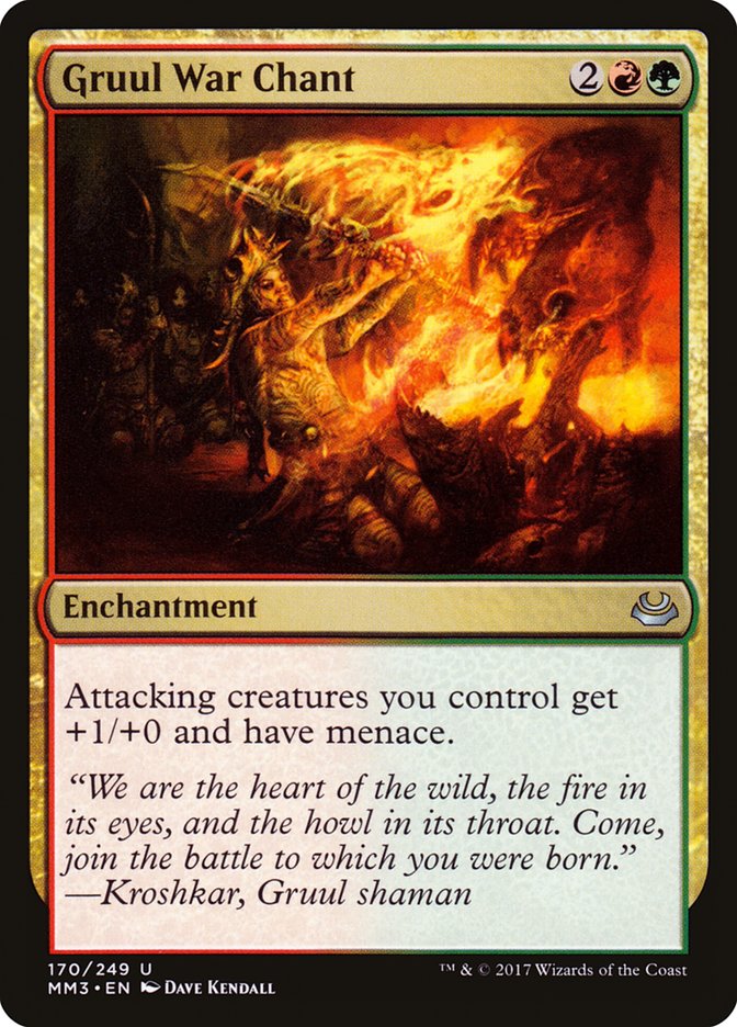 Gruul War Chant (170) [Modern Masters 2017] | Odin's Place