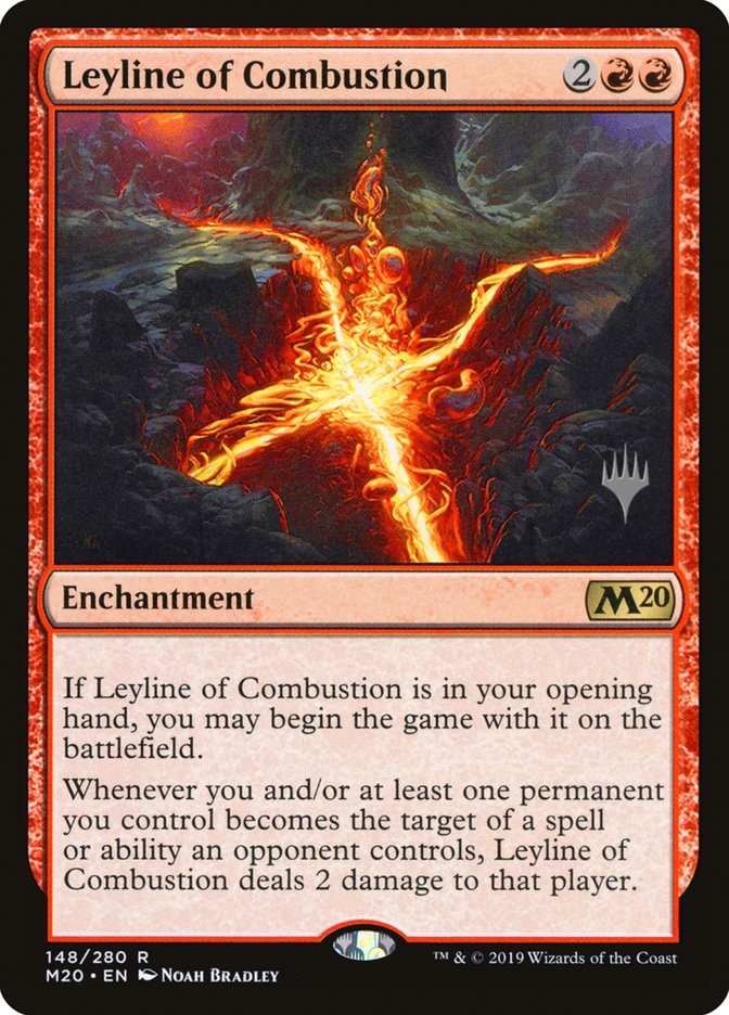 Leyline of Combustion (Promo Pack) [Core Set 2020 Promos] | Odin's Place