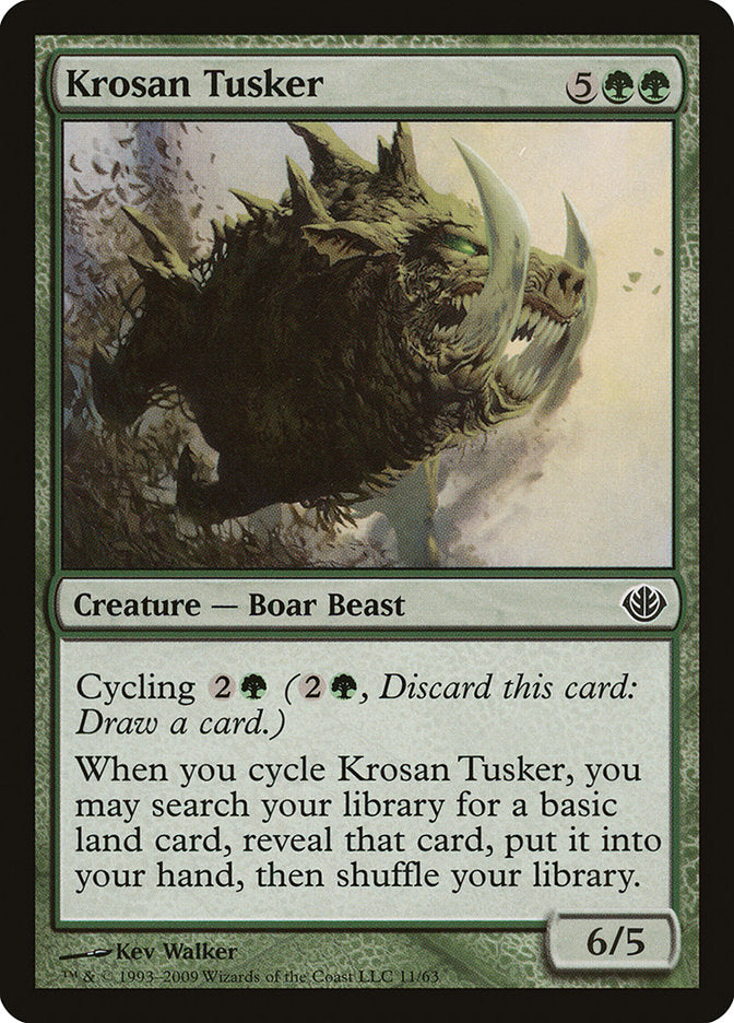 Krosan Tusker (11) [Duel Decks: Garruk vs. Liliana] | Odin's Place