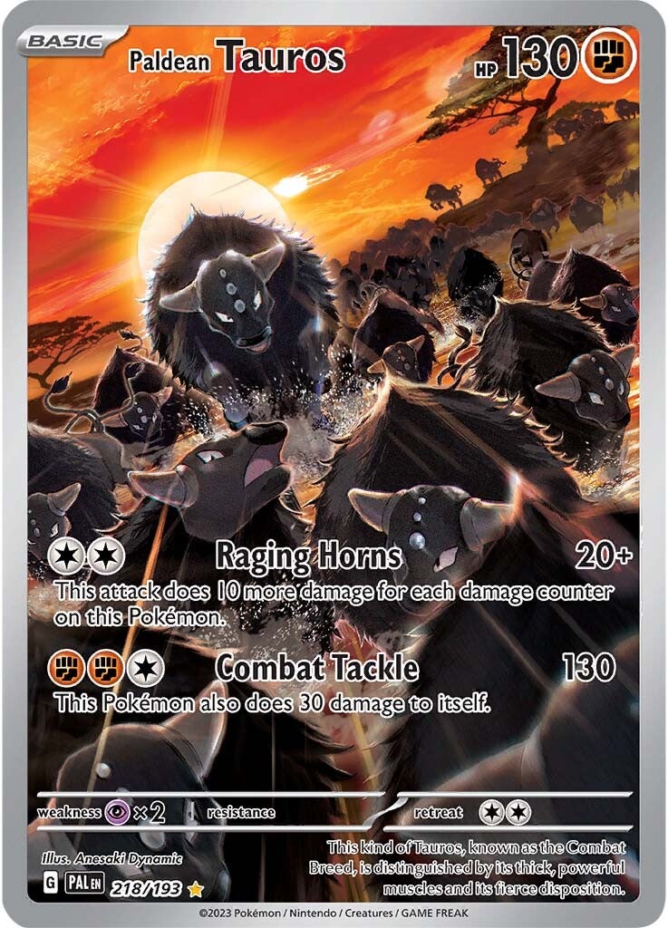 Paldean Tauros (218/193) [Scarlet & Violet: Paldea Evolved] | Odin's Place
