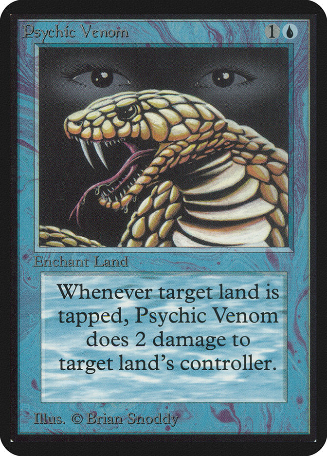 Psychic Venom (75) [Alpha Edition] | Odin's Place