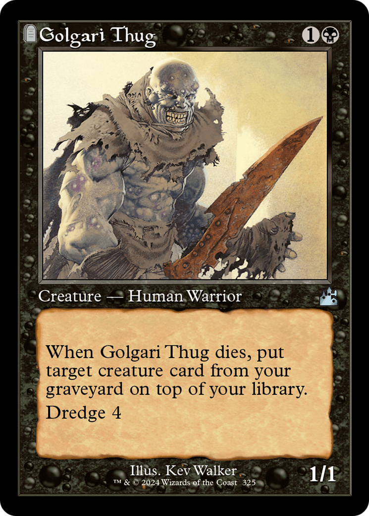 Golgari Thug (Retro Frame) [Ravnica Remastered] | Odin's Place