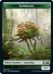 Saproling // Zombie Double-Sided Token [Core Set 2021 Tokens] | Odin's Place