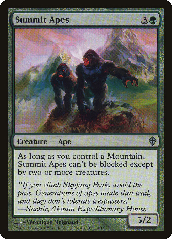Summit Apes (114) [Worldwake] | Odin's Place
