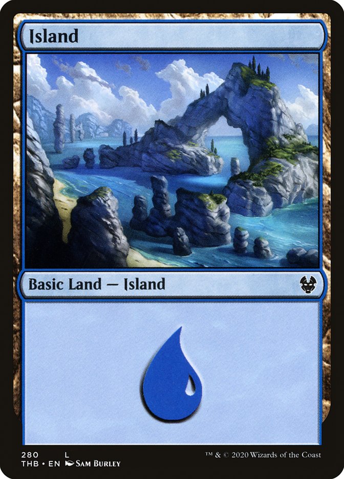 Island (280) [Theros Beyond Death] | Odin's Place