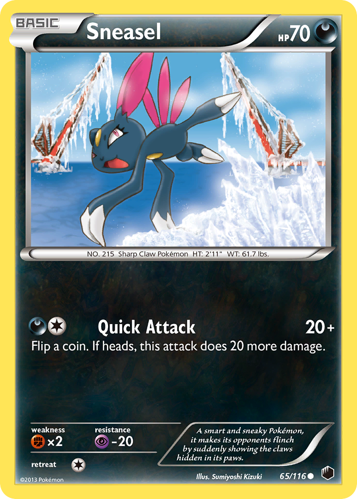 Sneasel (65/116) [Black & White: Plasma Freeze] | Odin's Place