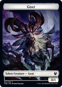 Goat // Satyr Double-Sided Token [Theros Beyond Death Tokens] | Odin's Place
