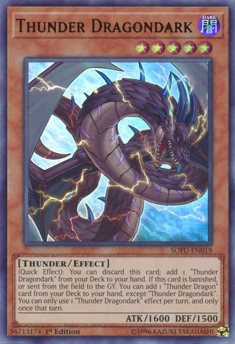 Thunder Dragondark [SOFU-EN019] Ultra Rare | Odin's Place