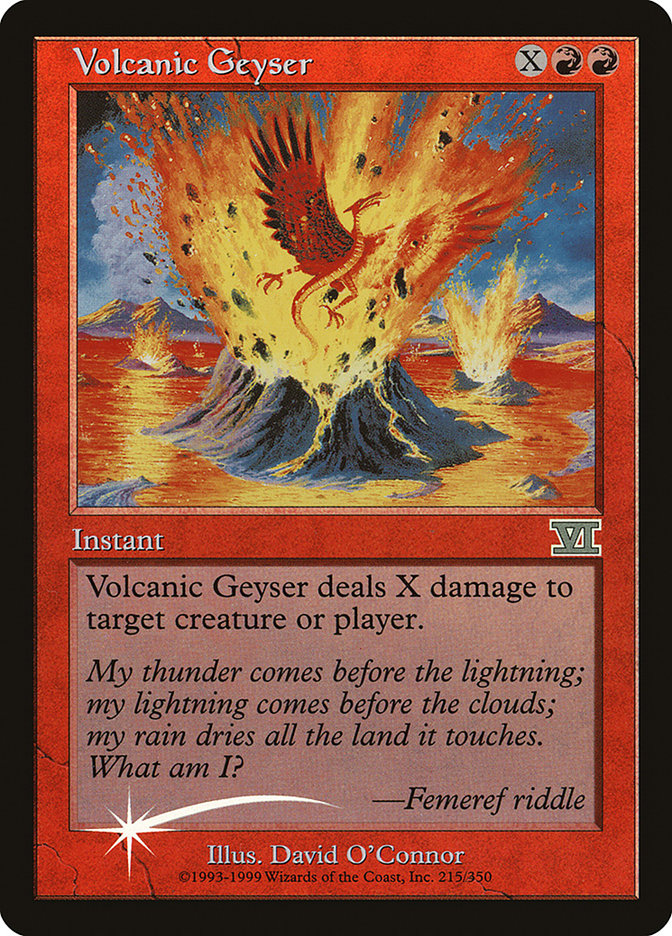 Volcanic Geyser (4) [Friday Night Magic 2000] | Odin's Place
