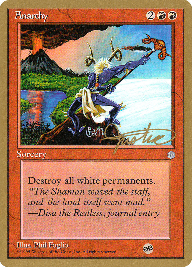 Anarchy (Mark Justice) (SB) [Pro Tour Collector Set] | Odin's Place
