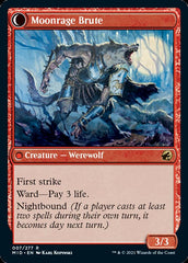 Brutal Cathar // Moonrage Brute [Innistrad: Midnight Hunt] | Odin's Place