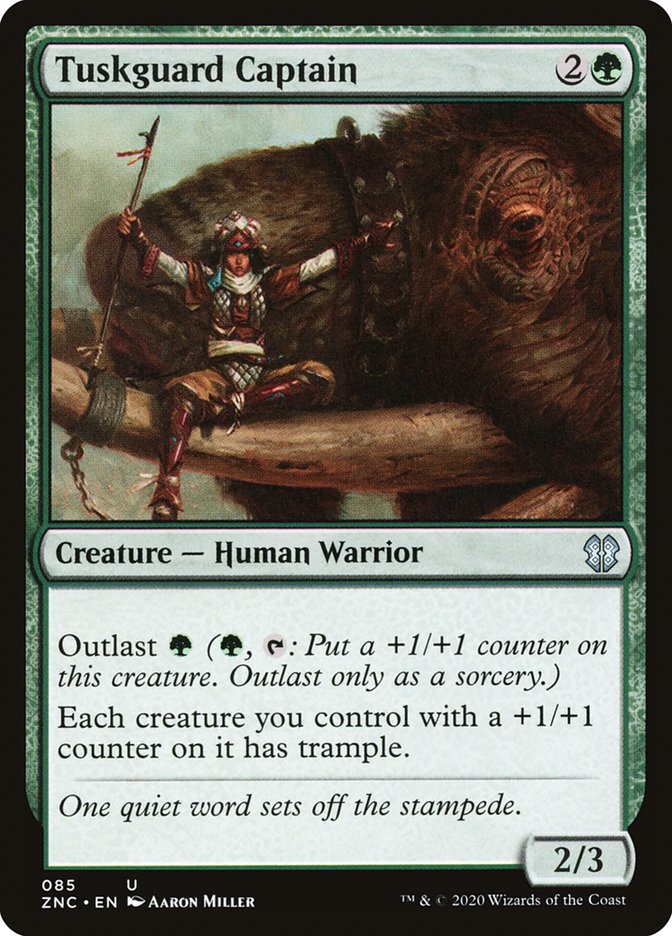 Tuskguard Captain [Zendikar Rising Commander] | Odin's Place
