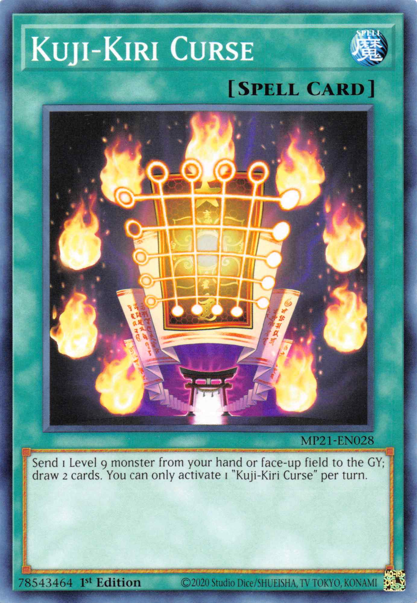 Kuji-Kiri Curse [MP21-EN028] Common | Odin's Place