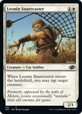 Leonin Snarecaster [Jumpstart 2022] | Odin's Place