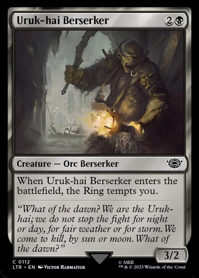 Uruk-hai Berserker [The Lord of the Rings: Tales of Middle-Earth] | Odin's Place