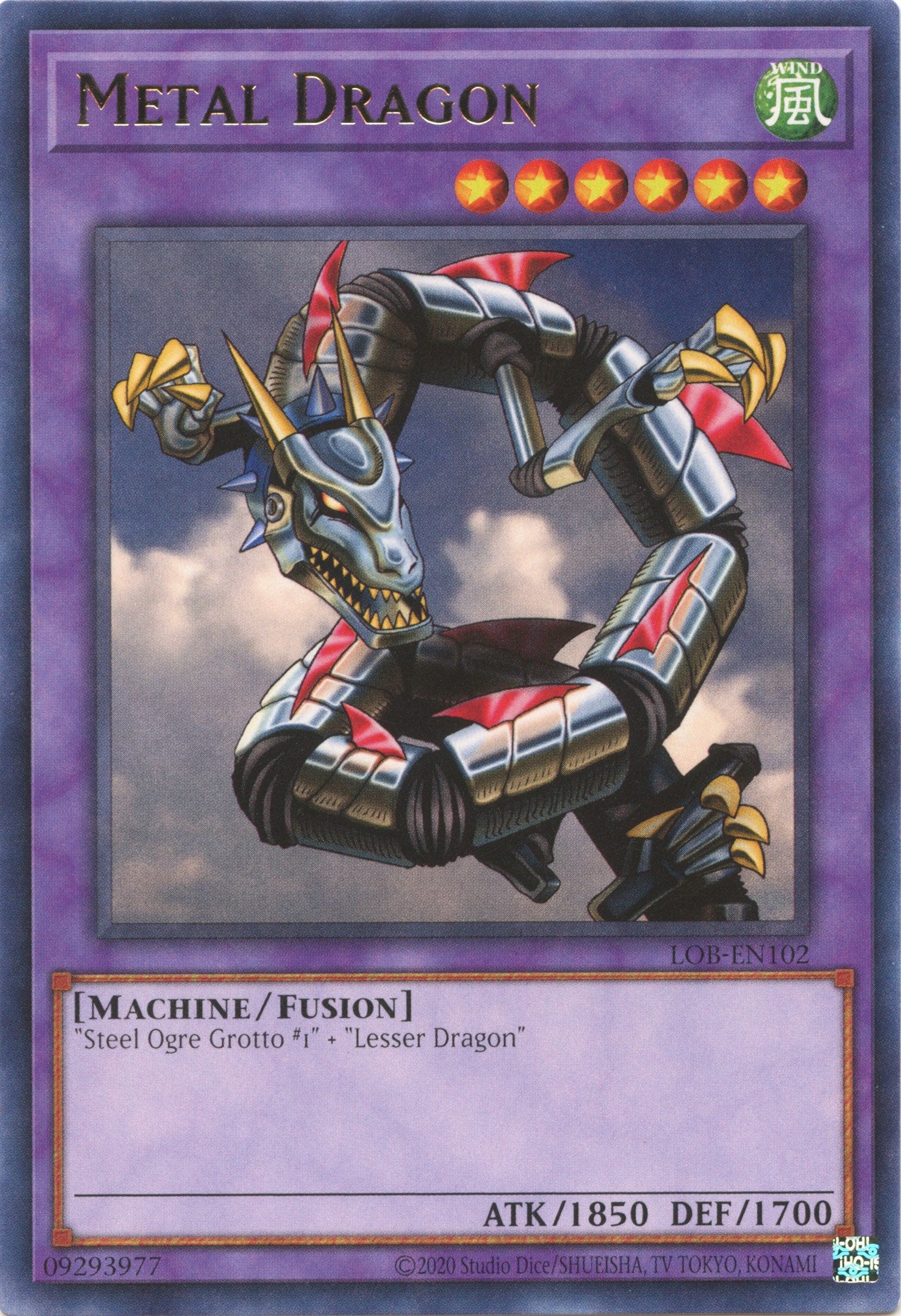 Metal Dragon (25th Anniversary) [LOB-EN102] Rare | Odin's Place