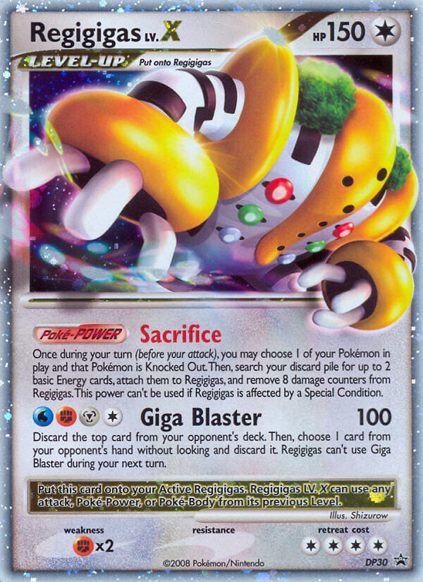 Regigigas LV.X (DP30) [Diamond & Pearl: Black Star Promos] | Odin's Place