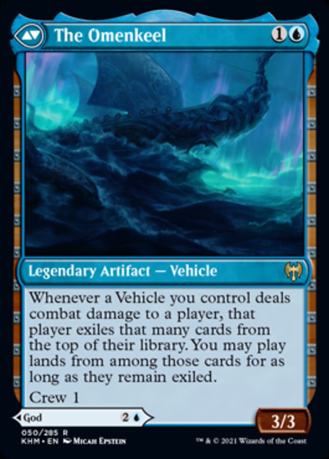 Cosima, God of the Voyage // The Omenkeel [Kaldheim] | Odin's Place